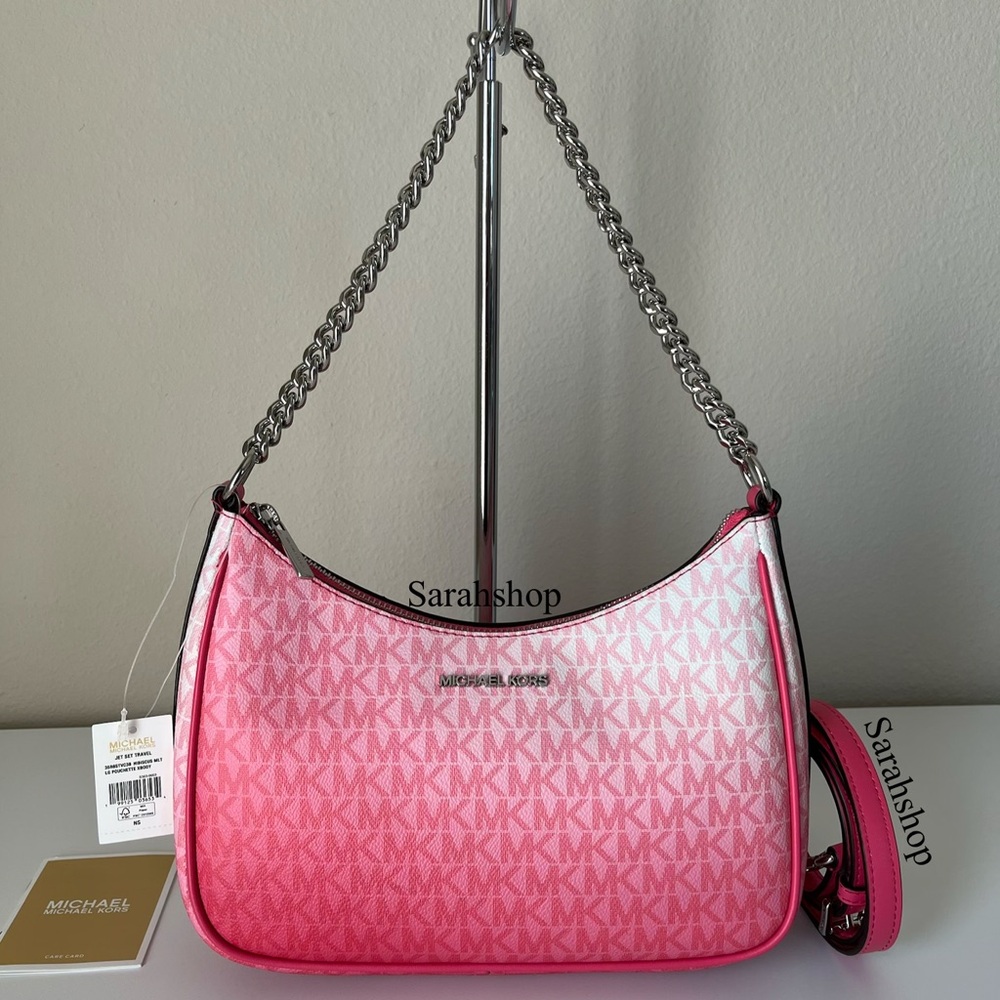 🌼Michael Kors Jet Set Travel Large Pouchette Crossbody